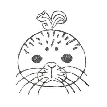 入江めぐみのゴム版画